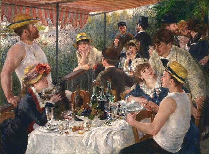 О.Ренуар. Завтрак гребцов.1880-1881.