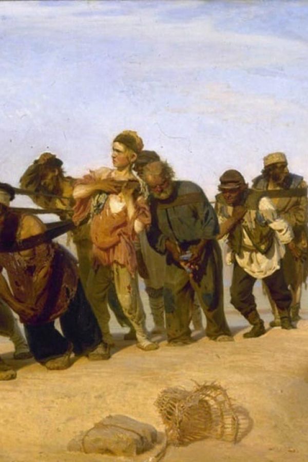«Бурлаки на Волге». Илья Репин